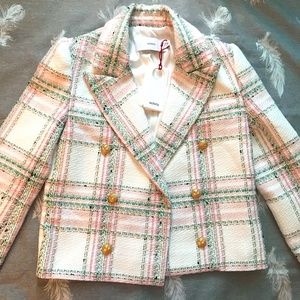 Ochirly Triple Colour Blazer Jacket